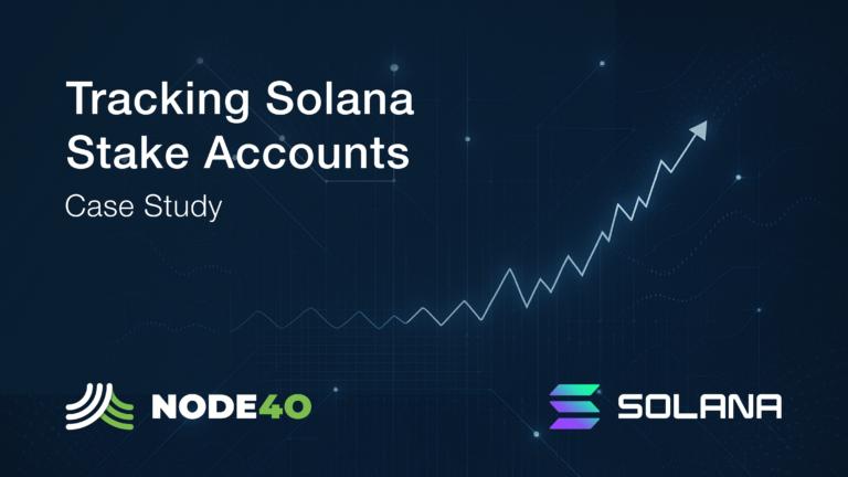 Tracking Solana Stake Accounts